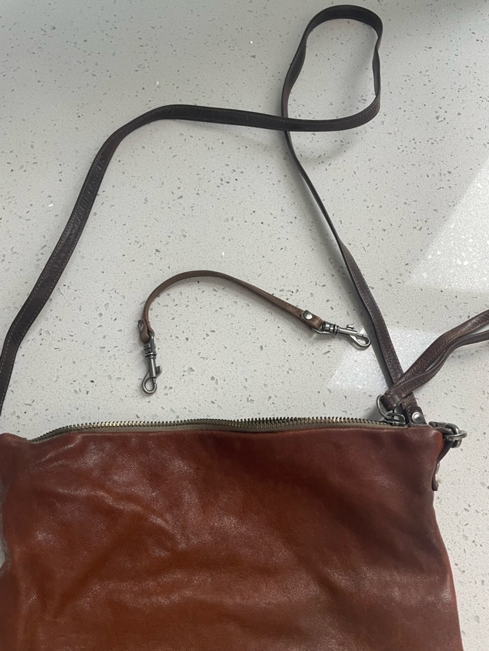 Fossil-style Leather Crossbody by Rough & Tumble - Picture 12 of 12